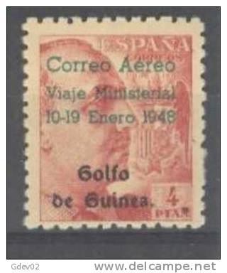 GUI272-L3103TA..AEREO.Guinee.GUINEA  ESPAÑOLA-General.Franco. 1948.(Ed 272**)sin Charnela. LUJO. - Neufs