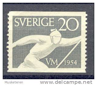 Sweden 1954 Mi. 388 A   20 (Ö) Nordische Skiweltmeisterschaften Nordic Skiing World Championship Langlauf MH - Unused Stamps