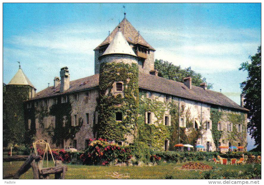 Carte Postale 74. Sciez  Hostellerie Du Chateau De Coudrée Trés Beau Plan - Sciez