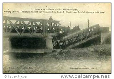 REVIGNY Sur ORNAIN - Rupture Du Pont Sur L'Ornain - GG - Revigny Sur Ornain