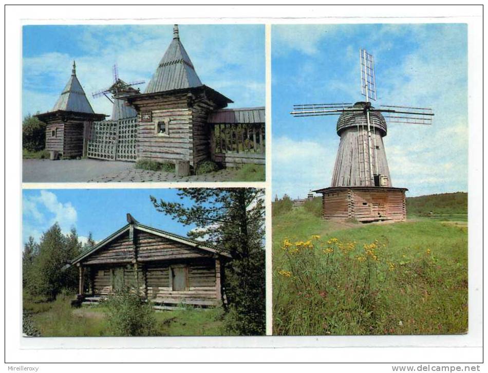 MOULIN / MAISON EN BOIS / ENTIER POSTAL / STATIONERY RUSSIE - Moulins