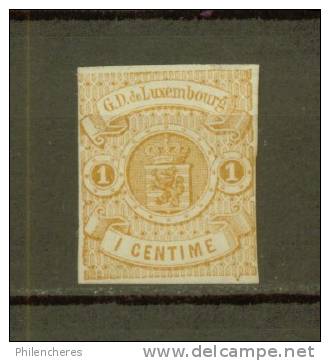 LUXEMBOURG  N° 3 (*)  Signé - 1859-1880 Wappen & Heraldik