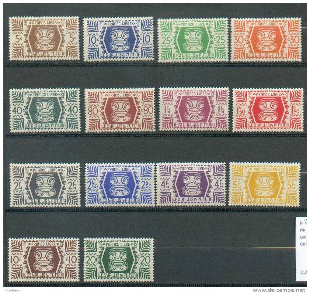 Wallis 57 - YT 133 à 146 ** - Unused Stamps