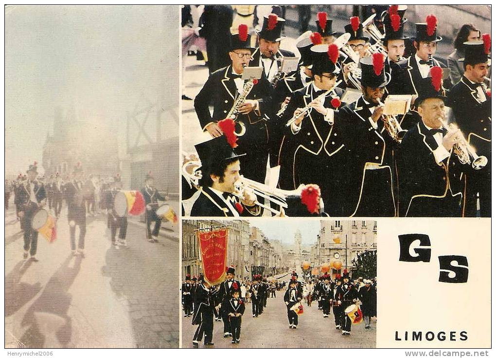 Limoges , Fanfare Des Gueles Séches, Siege 48 Bis Av. Garibaldi,ed Gratien 15 Rue Barbès - Limoges