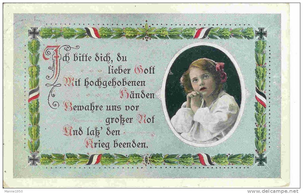 Feldpostkarte 1915 - Kleinformat (561) - Heimat