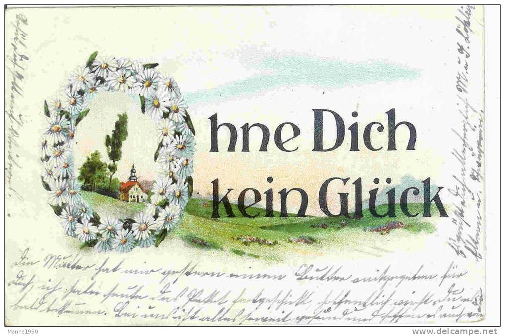 Feldpostkarte 1917 - Ohne Dich Kein Glück - Kleinformat (562) - Heimat
