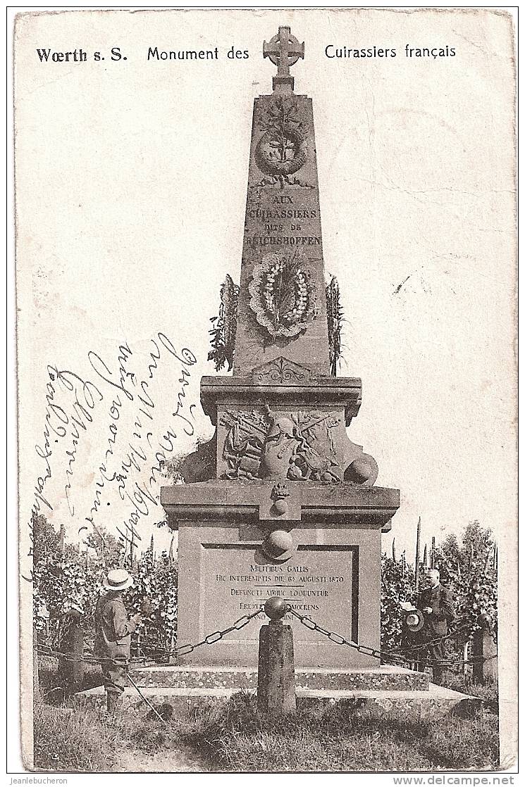 C  .P. A   (  WOERTH   "  Monument Des Cuirassiers  Français  "   ) - Woerth