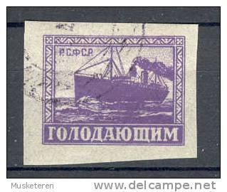 Russia 1922 Mi. 194  - Hungerhilfe Starvation Aid Transportmittel Passagierschiff Passenger Ship Kursk - Used Stamps