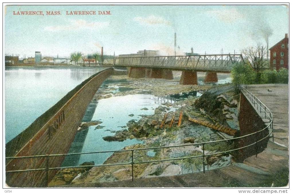 Lawrence Mass , Lawrence  Dam    Pe35 - Lawrence