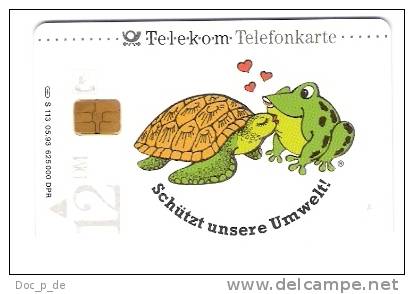 Germany - S 113/93 - 100 Jahre Tengelmann - Frosch Schildkröte - Frog Turtle - Chip Card - S-Series: Schalterserie Mit Fremdfirmenreklame