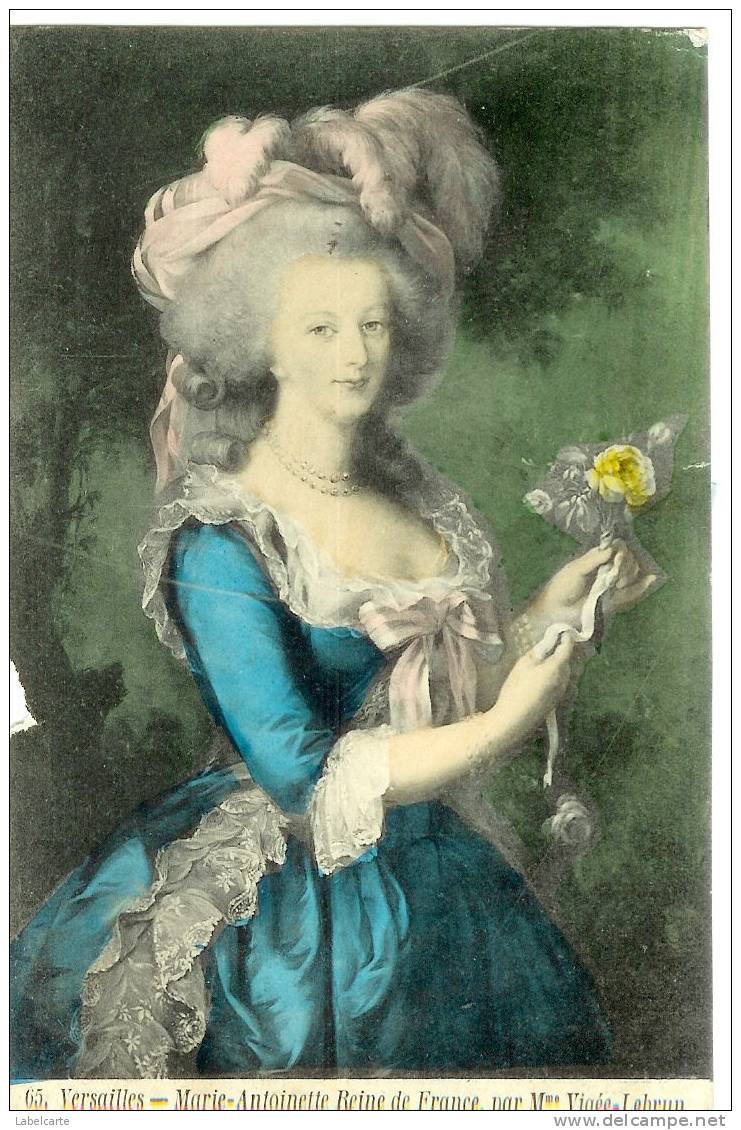 HISTOIRE.PEINTURE.TABLEAU.VERSAILLE.MARIE ANTOINETTE.VIGNEE LEBRUN - Geschichte