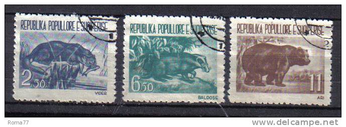 SS1816 - ALBANIA  , Serie N. 549/551  Usata - Albania