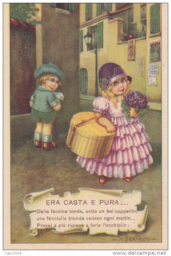 CARD BERTIGLIA  ERA CASTA E PURA -FP-N-2-   0882-4744 - Bertiglia, A.