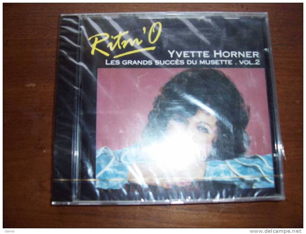 YVETTE  HORNER  °°°°° LES GRANDS SUCCES DU  MUSETTE   SON ACCORDEONN CD ALBUM  24  TITRES - Instrumental