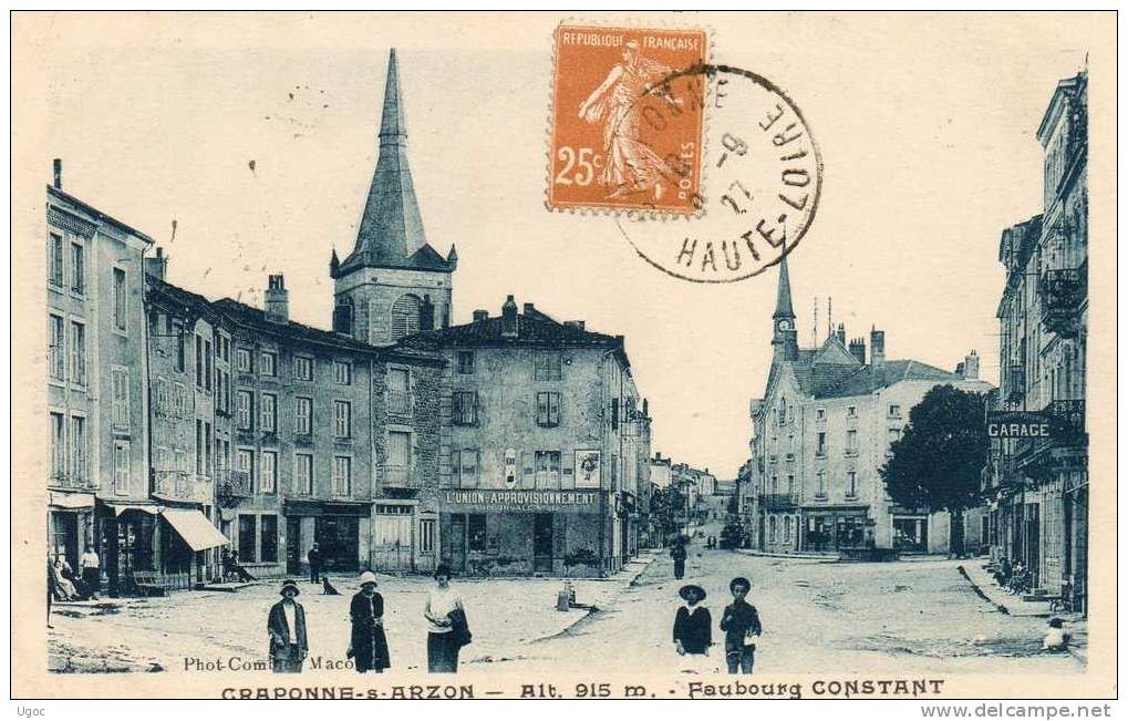 CPA - 43 - CRAPONNE-sur-ARZON - Faubourg Constant .- 699 - Craponne Sur Arzon