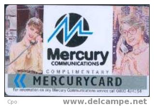 # UK_OTHERS MERCURY-MC3 Complementary III 0,4 Gpt 08.90 Tres Bon Etat - Mercury Communications & Paytelco