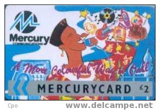 # UK_OTHERS MERCURY-MS25 Colorful Way-' Blue ' 2 Gpt 08.90 Tres Bon Etat - [ 4] Mercury Communications & Paytelco