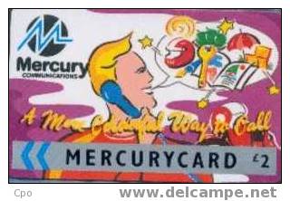 # UK_OTHERS MERCURY-MS26 Colorful Way-' Purple ' 2 Gpt 08.90 Tres Bon Etat - [ 4] Mercury Communications & Paytelco