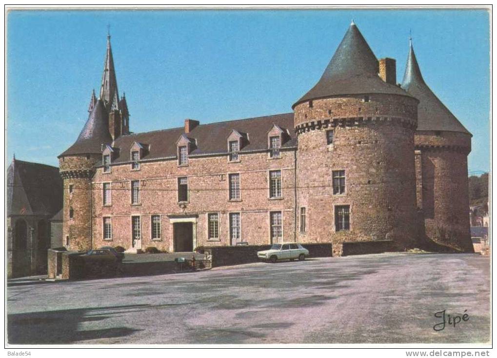 CPSM - SILLE LE GUILLAUME - Station Verte De Vacances - Le Château - Voiture Devant : SIMCA 1100 - Sille Le Guillaume