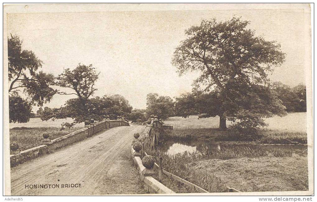 Honington Bridge Puble Coleman High Street Shipston On Stour To Grove Brack Connecticut C 1910 (Dad's Army Related) - Sonstige & Ohne Zuordnung