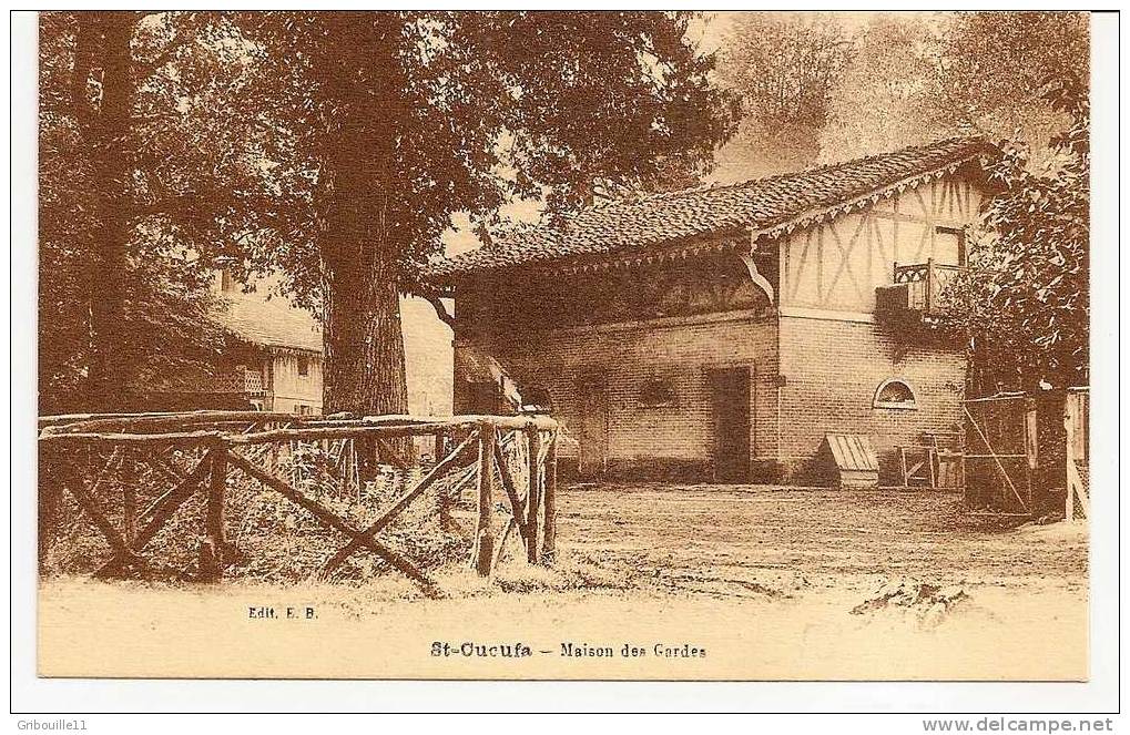 RUEIL MALMAISON   -   * MAISON DES GARDES EN FORET DE SAINT CUCUFA *   -    Editeur : E.B.     N° Sans - Saint Gratien