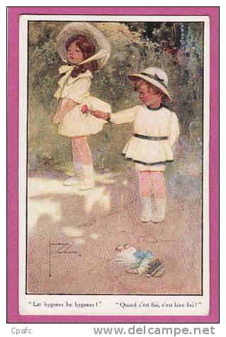 Petites Filles Et Leur Poupée Illustrées Par Lawson Wood / N°2590 - Wood, Lawson