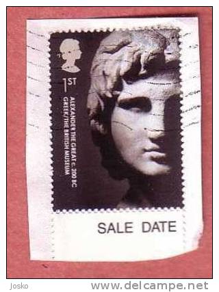 ALEXANDER THE GREAT ( England - Stamp On Paper ) Greek / The British Museum * Greece Related Thematic ( Topic ) - Musées