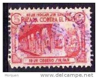 Guerra Civil. HUESCA, Pro Paro 5 Cts - Spanish Civil War Labels