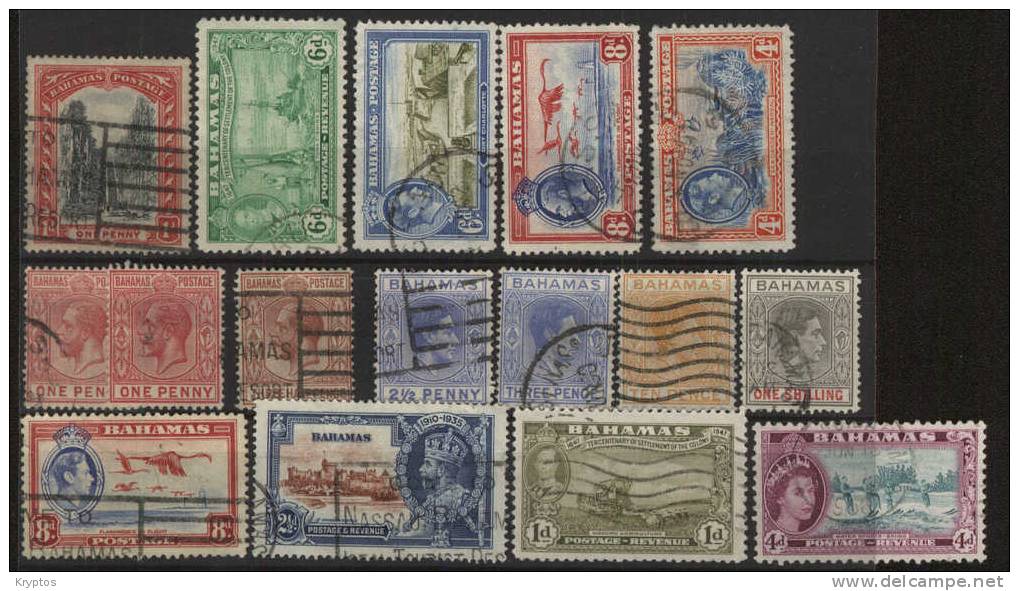 Bahamas - 16 Stamps In Mixed Condition - Bahamas (1973-...)