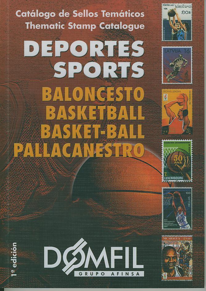 DESTOCKAGE Catalogue DOMFIL Sport Basketball Neuf - Thématiques