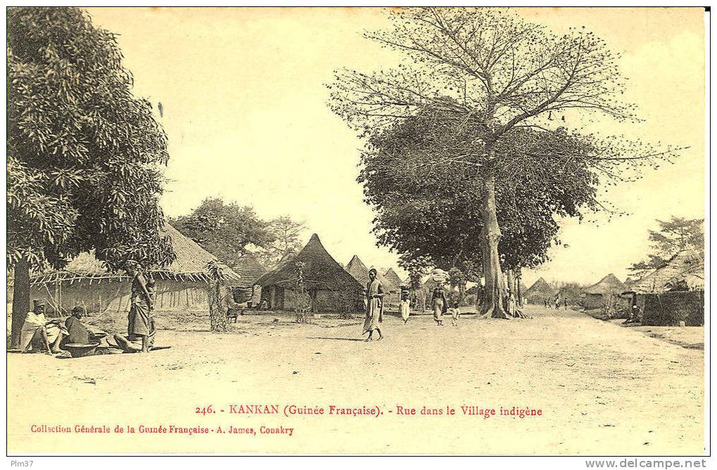 KANKAN - Rue Du Village Indigène - A.James - Guinea