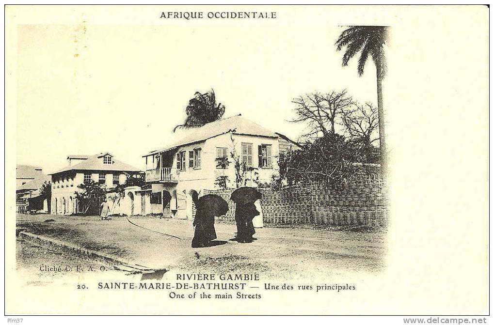 GAMBIE - Sainte Marie De Bathurst - One Of The Main Streets - Gambie