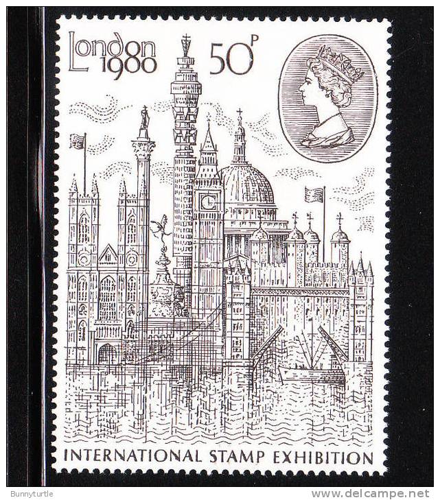 Great Britain 1980 Int´l Stamp Exhibition London View MNH - Unused Stamps