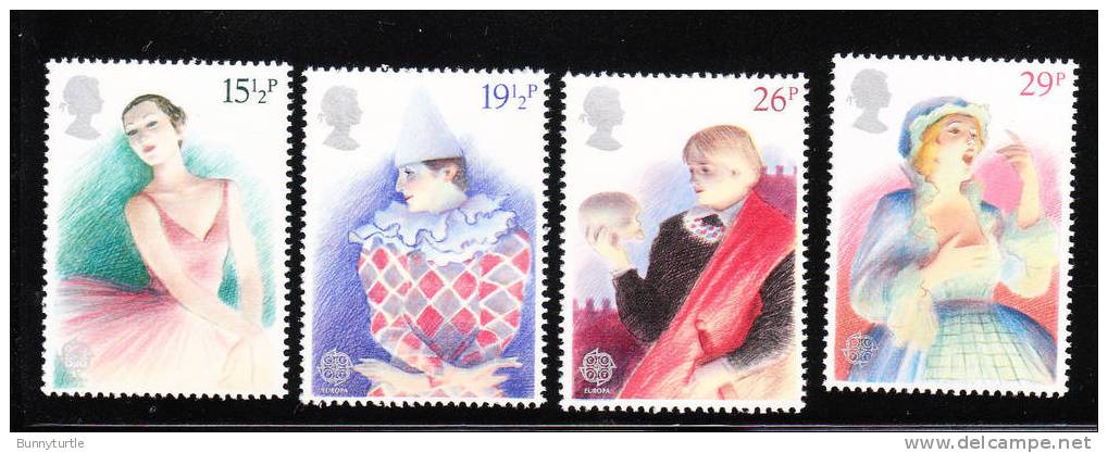 Great Britain 1982 Performing Arts Ballet Opera MNH - Neufs