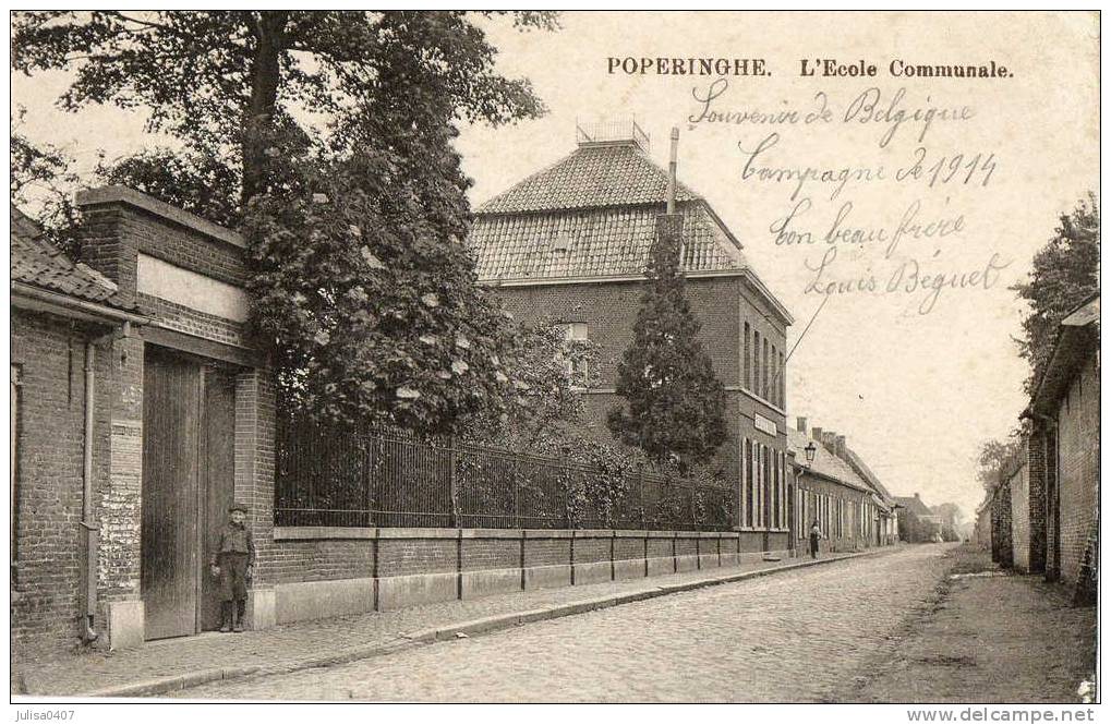 POPERINGE POPERINGHE (Belgique) école Communale - Poperinge