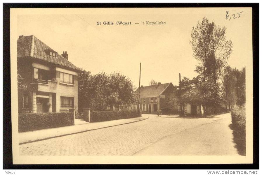 SINT GILLIS WAAS - KAPELLEKE - UITG. H. DE NYS KERKSTRAAT - EDIT. PAPETERIE ST. AMANDS GENT - Sint-Gillis-Waas