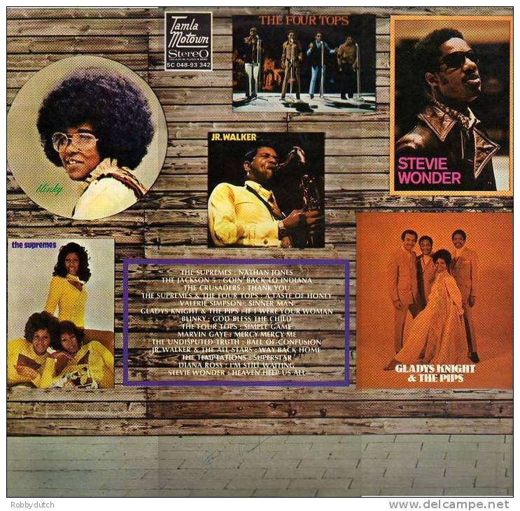 * LP *  TAMLA-MOTOWN IS HOT, HOT, HOT! Volume 3 (Holland 1970) (orange Label) - Compilations