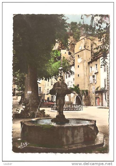 CPSM 83 COTIGNAC Fontaine De La Mairie - Cotignac