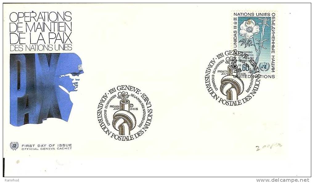 UNITED NATIONS 1975  FDC - FDC