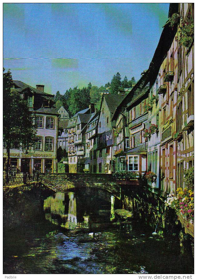 Carte Postale Allemagne  Monschau  Montjoie Trés Beau Plan - Monschau