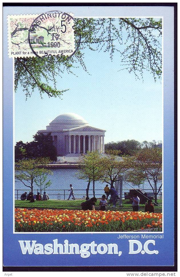 Carte Maximum ETATS-UNIS N° Yvert 811 (Memorial Jefferson) - Maximum Cards
