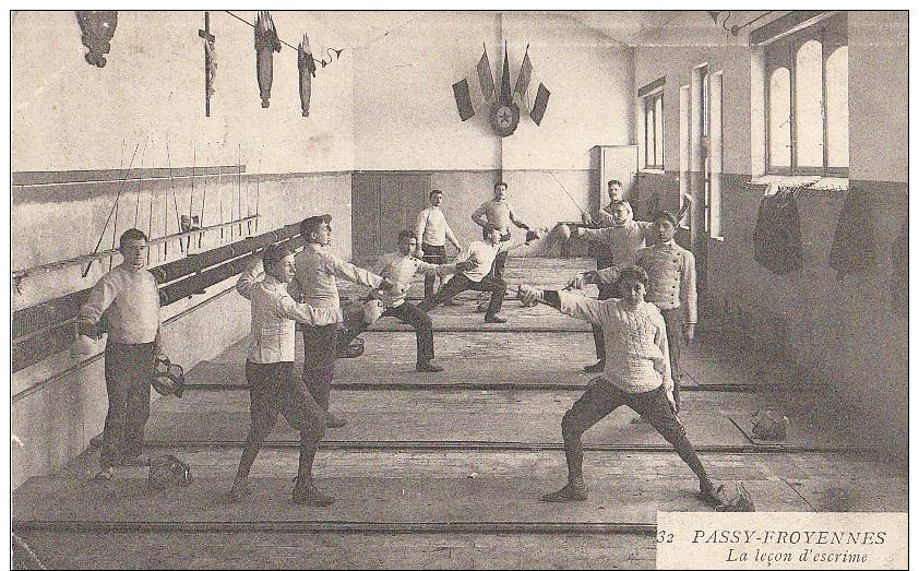 CPA BELGIQUE PASSY FROYENNES Tournai Escrime Fencing - Autres & Non Classés