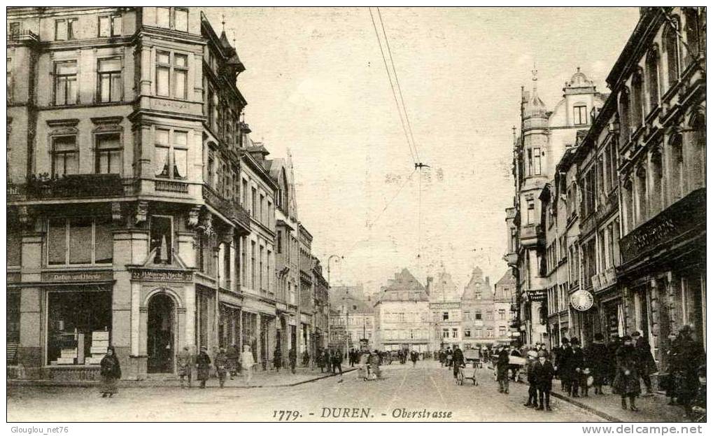 DUREN...OBERSTRASSE...CPA   ANIMEE . - Dueren