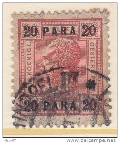 Austria In Turkey 40  No Bars   (o) - Used Stamps
