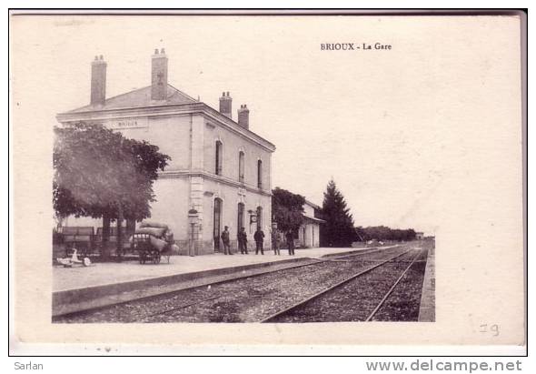 79 , BRIOUX , La Gare - Brioux Sur Boutonne