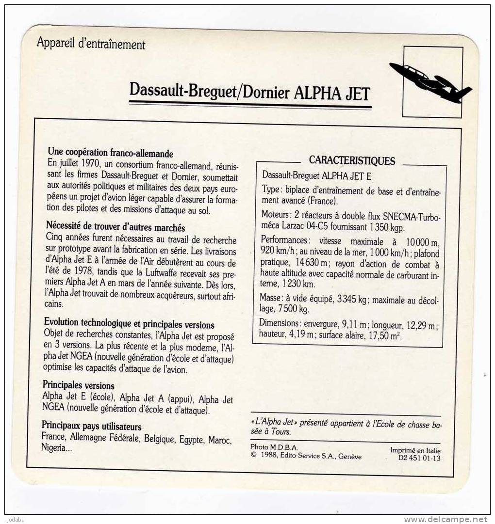 Aviation.... 4   Fiches  15x15  D' Avions Français - Fliegerei