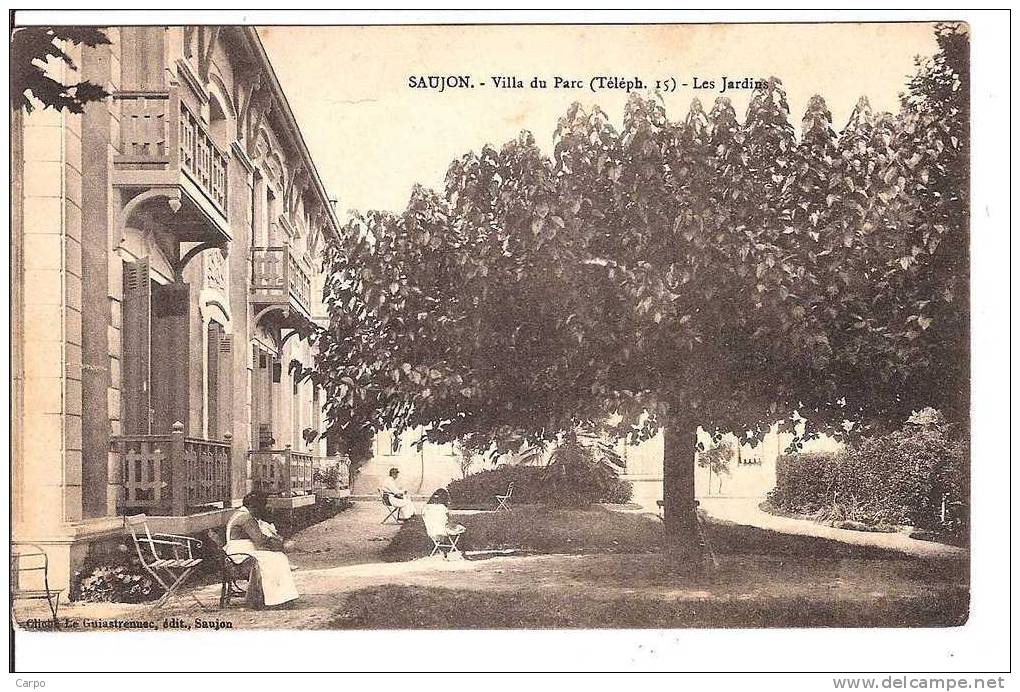 SAUJON. - Villa Du Parc (Téléph. 15) - Les Jardins. - Saujon