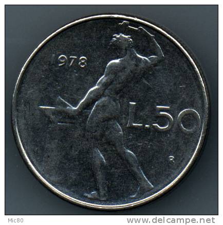 Italie 50 Lires 1978 Spl - 50 Lire