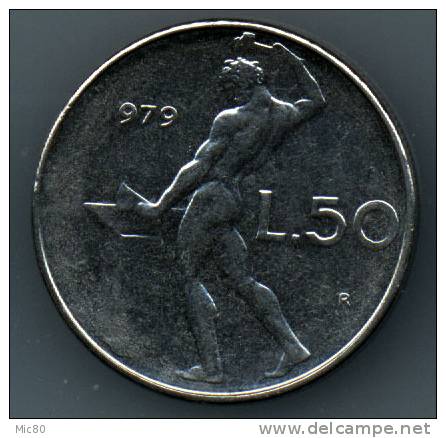 Italie 50 Lires 1979 Spl - 50 Lire