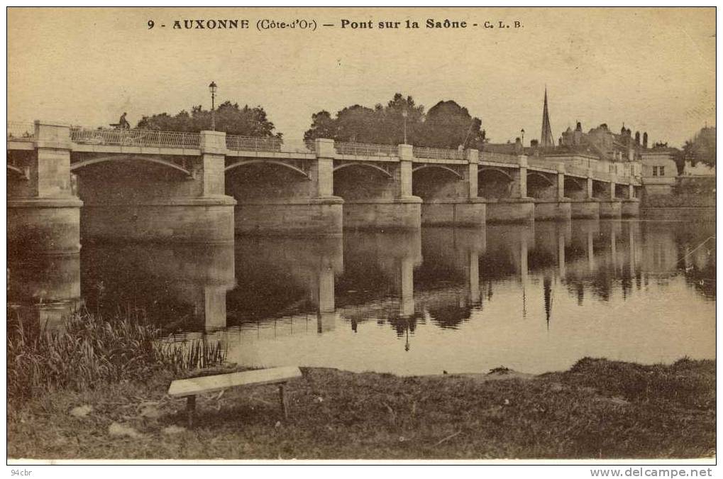 CPA (21)  AUXONNE  Pont Sur La Saone - Auxonne